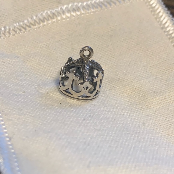 Retired James Avery Crown charm - Picture 1 of 3
